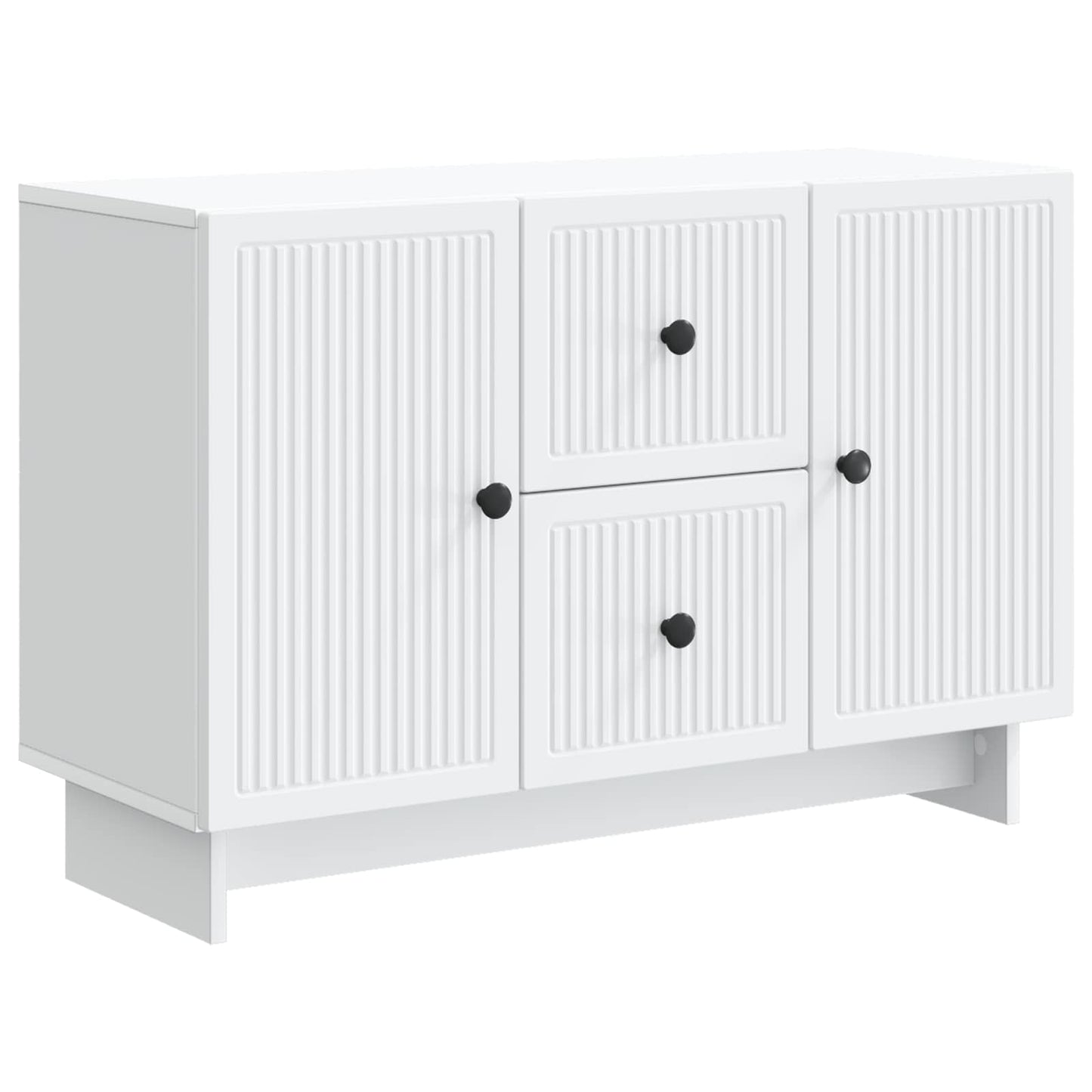 Dressoir met lade Wit 89 x 34,5 x 60 cm Bewerkt hout