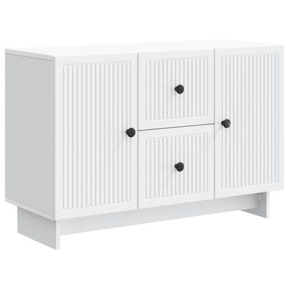 Dressoir met lade Wit 89 x 34,5 x 60 cm Bewerkt hout