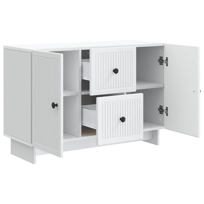 Dressoir met lade Wit 89 x 34,5 x 60 cm Bewerkt hout