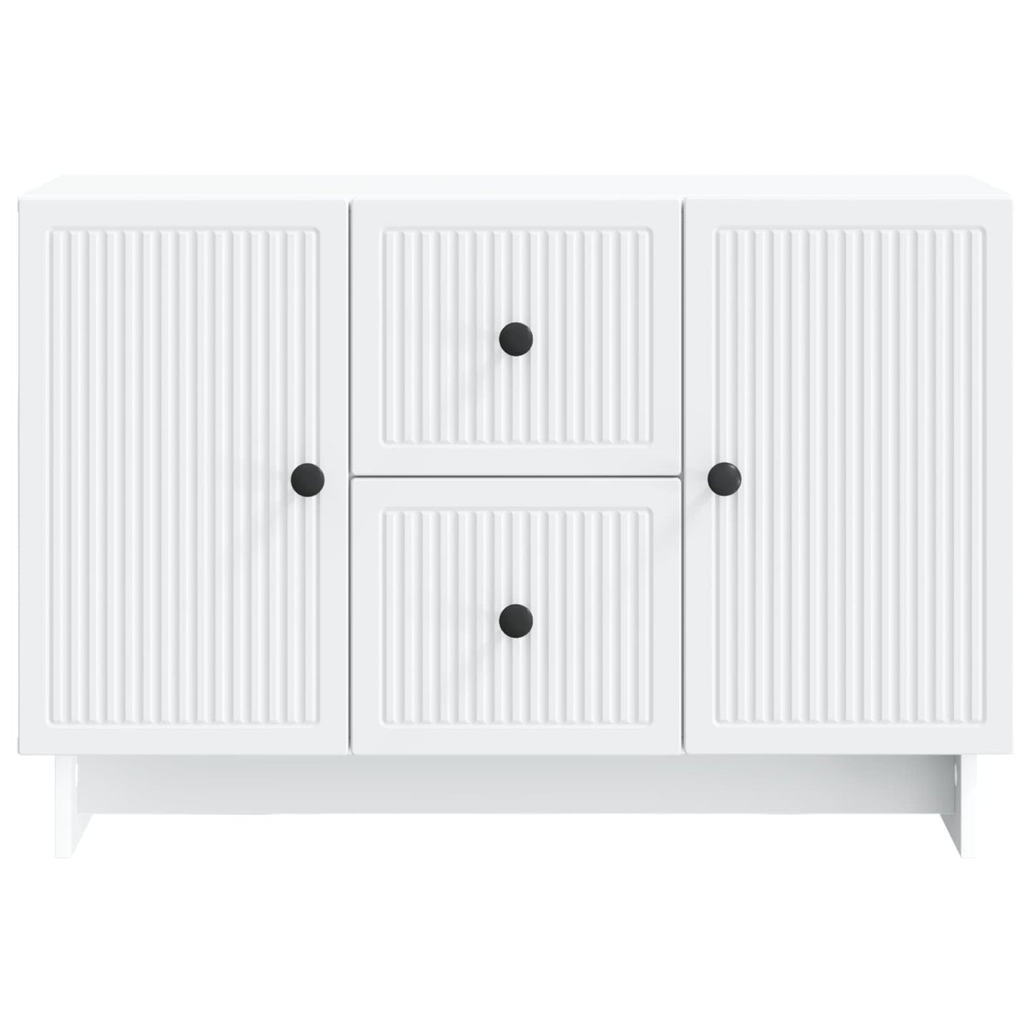 Dressoir met lade Wit 89 x 34,5 x 60 cm Bewerkt hout
