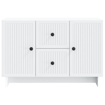 Dressoir met lade Wit 89 x 34,5 x 60 cm Bewerkt hout