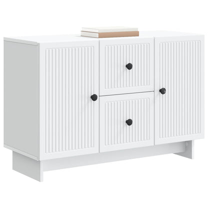 Dressoir met lade Wit 89 x 34,5 x 60 cm Bewerkt hout