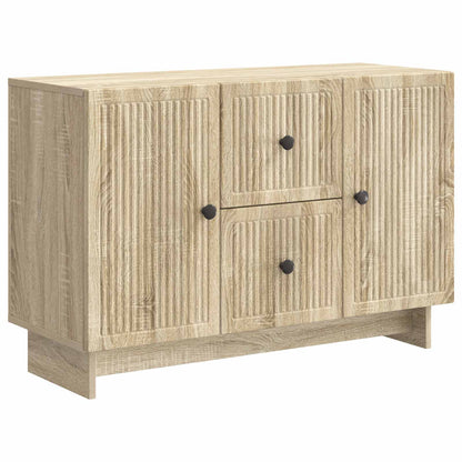 Dressoir met lade Sonoma Eiken 89 x 34,5 x 60 cm Bewerkt hout