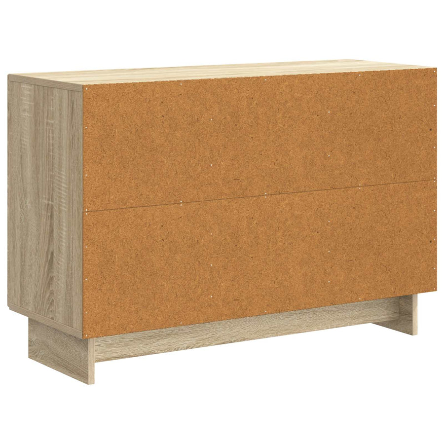 Dressoir met lade Sonoma Eiken 89 x 34,5 x 60 cm Bewerkt hout