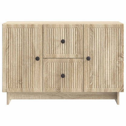 Dressoir met lade Sonoma Eiken 89 x 34,5 x 60 cm Bewerkt hout