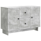 Sideboard with drawer Concrete grey 89 x 34.5 x 60 cm Engineered wood