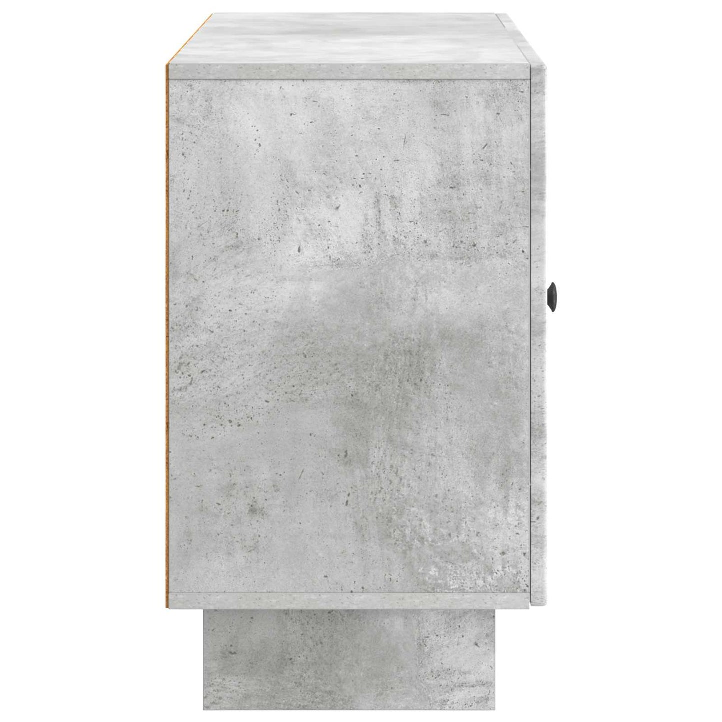 Dressoir met lade Betongrijs 89 x 34,5 x 60 cm Bewerkt hout