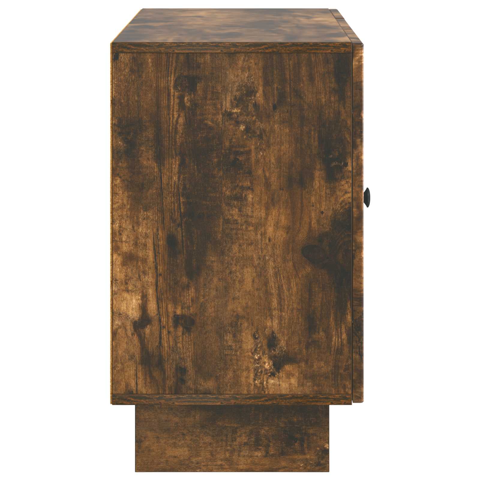 Dressoir met lade Gerookt eiken 89 x 34,5 x 60 cm Bewerkt hout