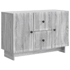 Sideboard with drawer Grey sonoma 89 x 34.5 x 60 cm Engineered wood