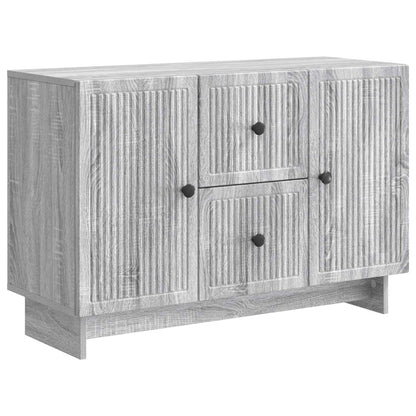 Dressoir met lade Grijs sonoma 89 x 34,5 x 60 cm Bewerkt hout
