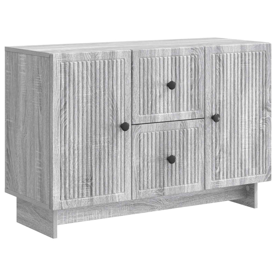 Dressoir met lade Grijs sonoma 89 x 34,5 x 60 cm Bewerkt hout