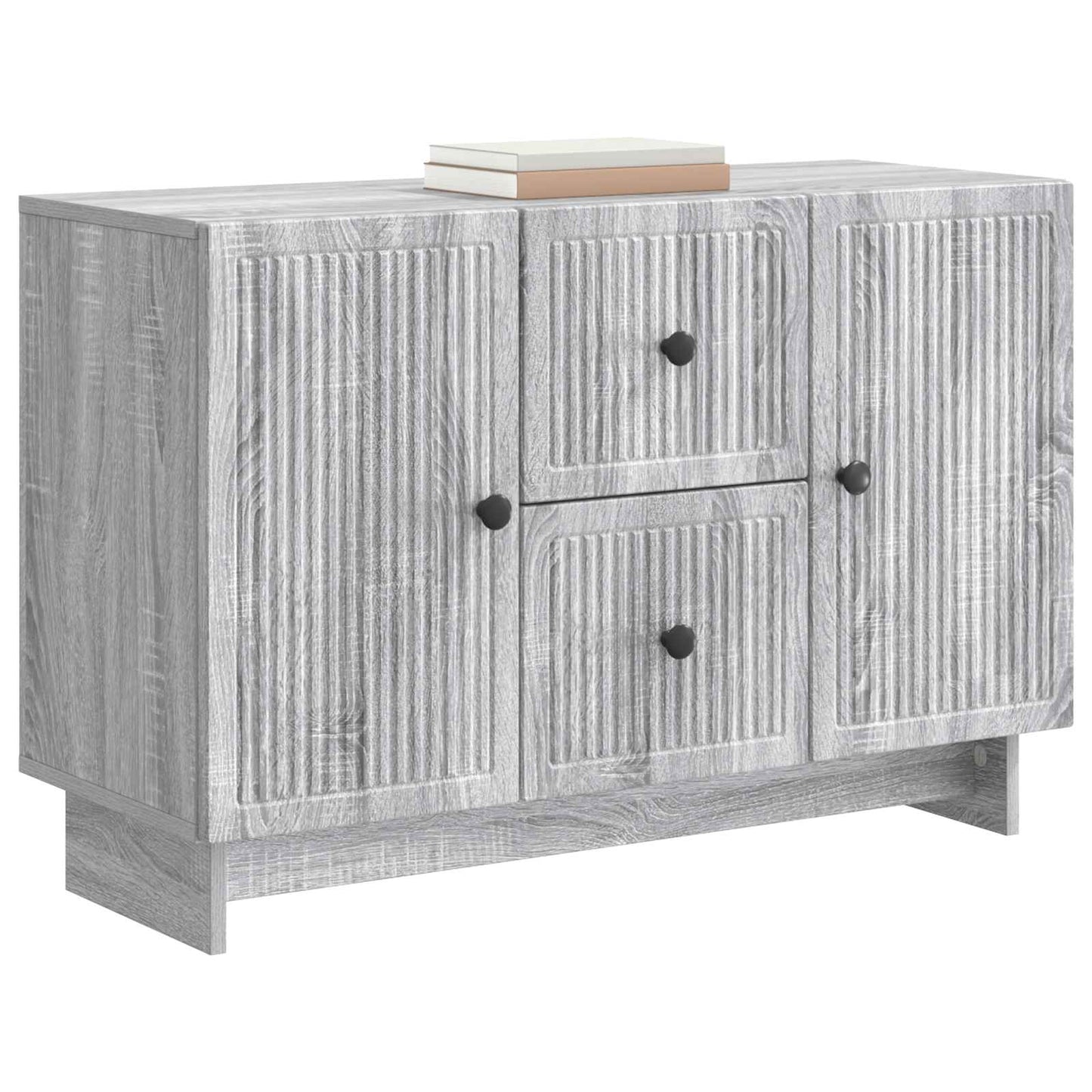 Dressoir met lade Grijs sonoma 89 x 34,5 x 60 cm Bewerkt hout