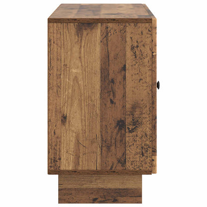 Dressoir met lade Oud hout 89 x 34,5 x 60 cm Bewerkt hout