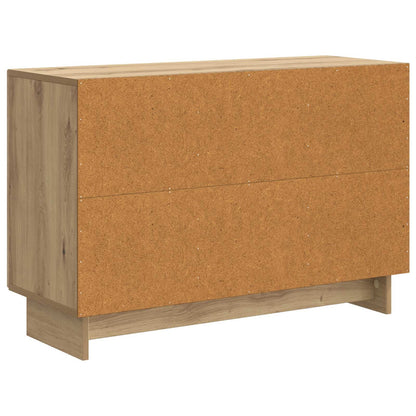 Dressoir Artisanaal eiken 89 x 34,5 x 60 cm Bewerkt hout