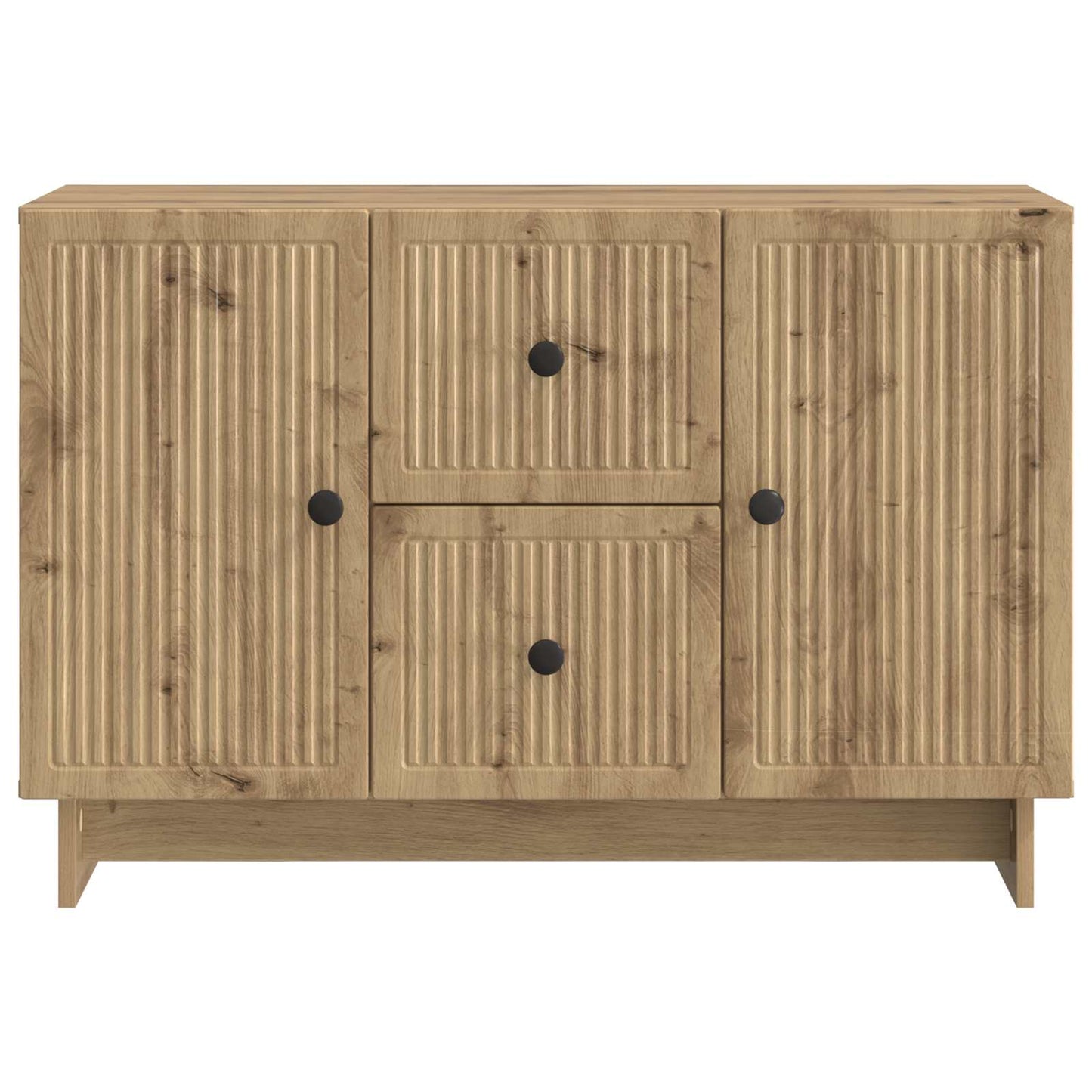 Dressoir Artisanaal eiken 89 x 34,5 x 60 cm Bewerkt hout