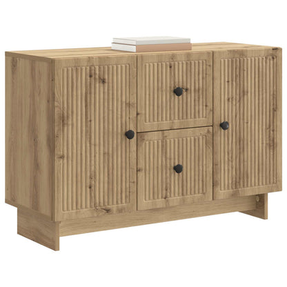 Dressoir Artisanaal eiken 89 x 34,5 x 60 cm Bewerkt hout