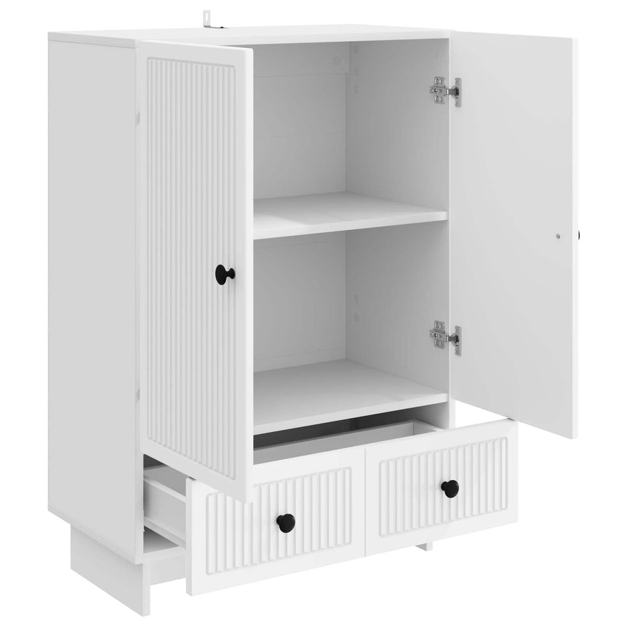 Dressoir Wit 66 x 34,5 x 95 cm Geconstrueerd hout