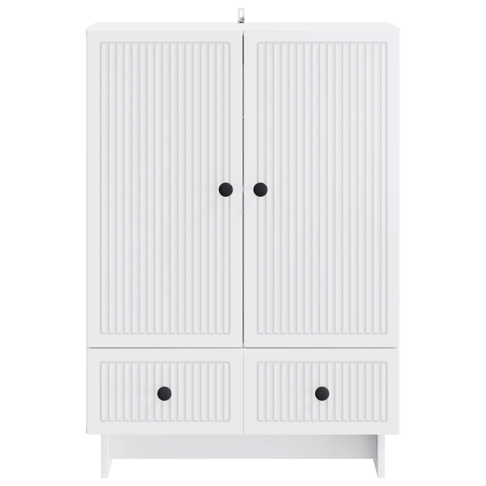 Dressoir Wit 66 x 34,5 x 95 cm Geconstrueerd hout