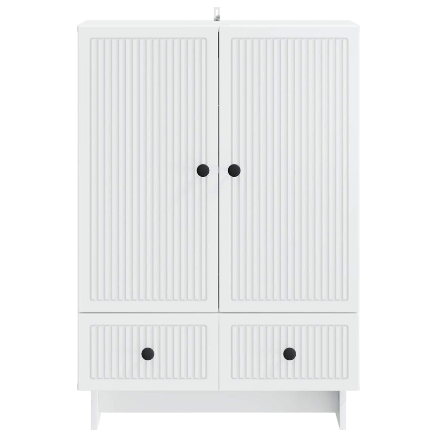 Dressoir Wit 66 x 34,5 x 95 cm Geconstrueerd hout