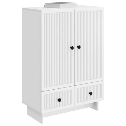 Dressoir Wit 66 x 34,5 x 95 cm Geconstrueerd hout