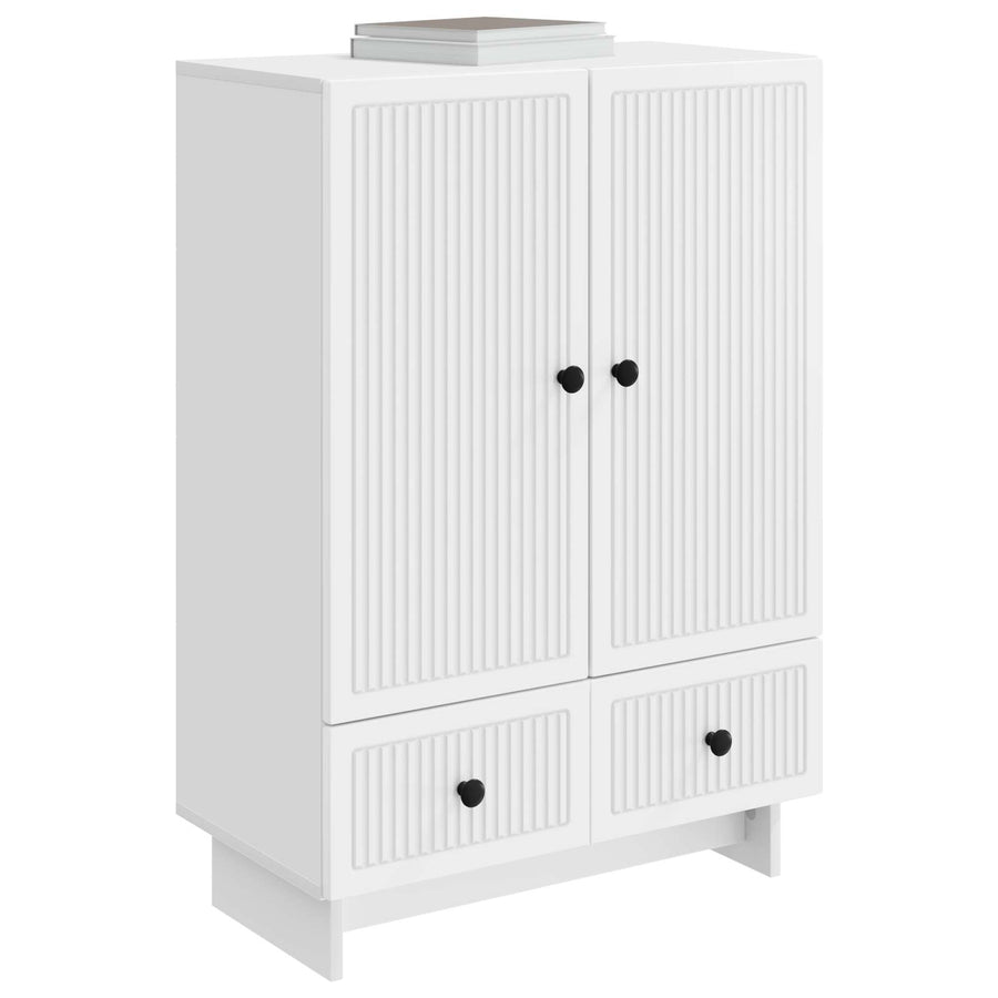 Dressoir Wit 66 x 34,5 x 95 cm Geconstrueerd hout