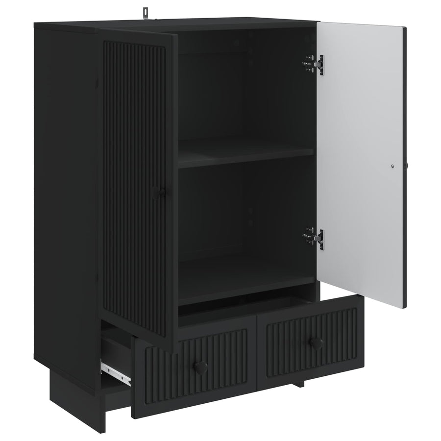 Dressoir Zwart 66 x 34,5 x 95 cm Geconstrueerd hout