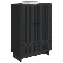 Dressoir Zwart 66 x 34,5 x 95 cm Geconstrueerd hout