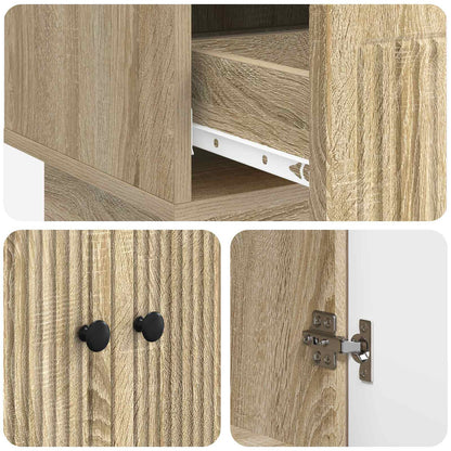 Dressoir Sonoma Eiken 66 x 34,5 x 95 cm Bewerkt hout