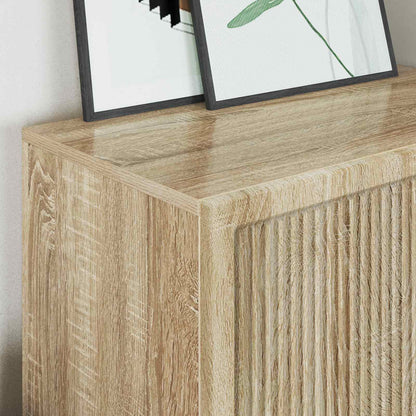 Dressoir Sonoma Eiken 66 x 34,5 x 95 cm Bewerkt hout