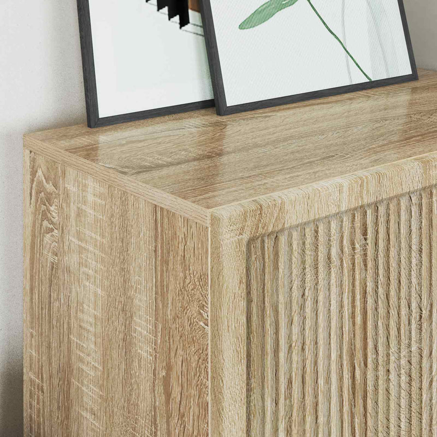 Dressoir Sonoma Eiken 66 x 34,5 x 95 cm Bewerkt hout