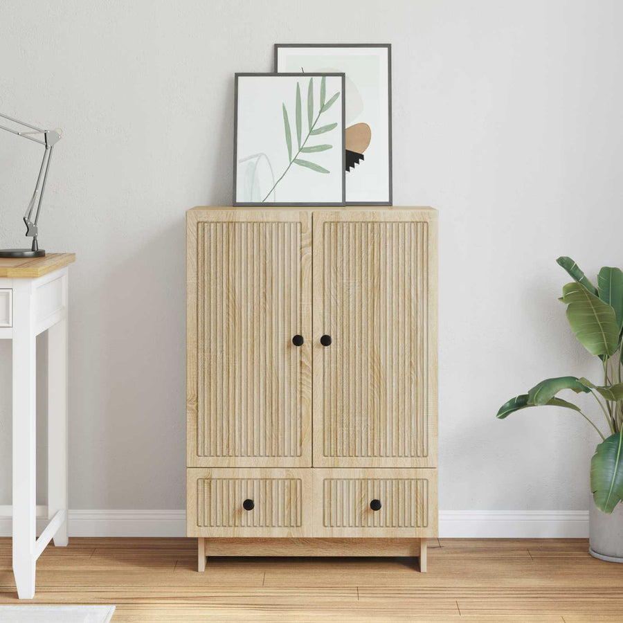 Dressoir Sonoma Eiken 66 x 34,5 x 95 cm Bewerkt hout