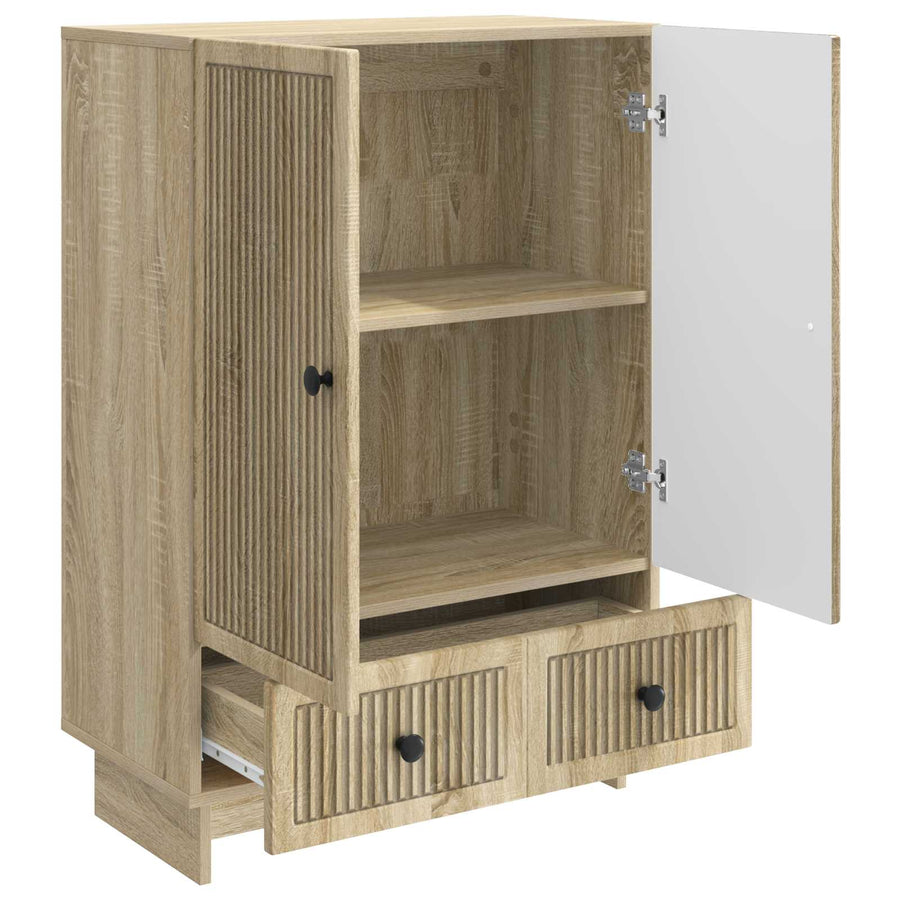 Dressoir Sonoma Eiken 66 x 34,5 x 95 cm Bewerkt hout