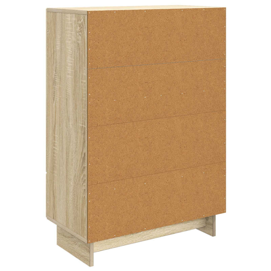 Dressoir Sonoma Eiken 66 x 34,5 x 95 cm Bewerkt hout