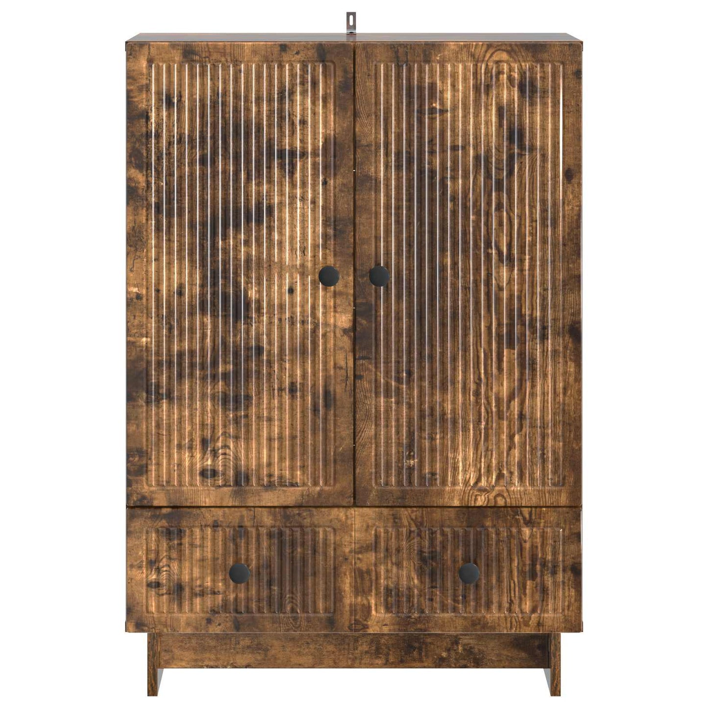 Dressoir Gerookte Eik 66 x 34,5 x 95 cm Geconstrueerd hout