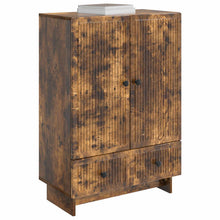 Dressoir Gerookte Eik 66 x 34,5 x 95 cm Geconstrueerd hout