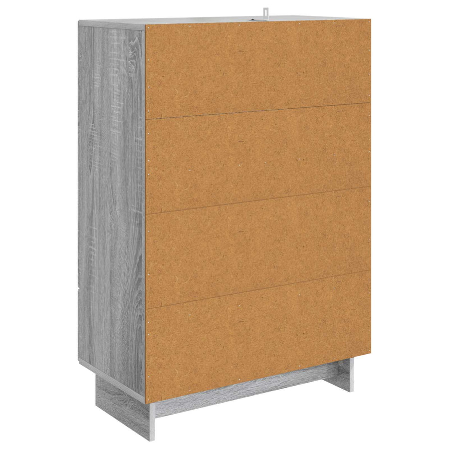 Dressoir Grijze Sonoma 66 x 34,5 x 95 cm Geconstrueerd hout