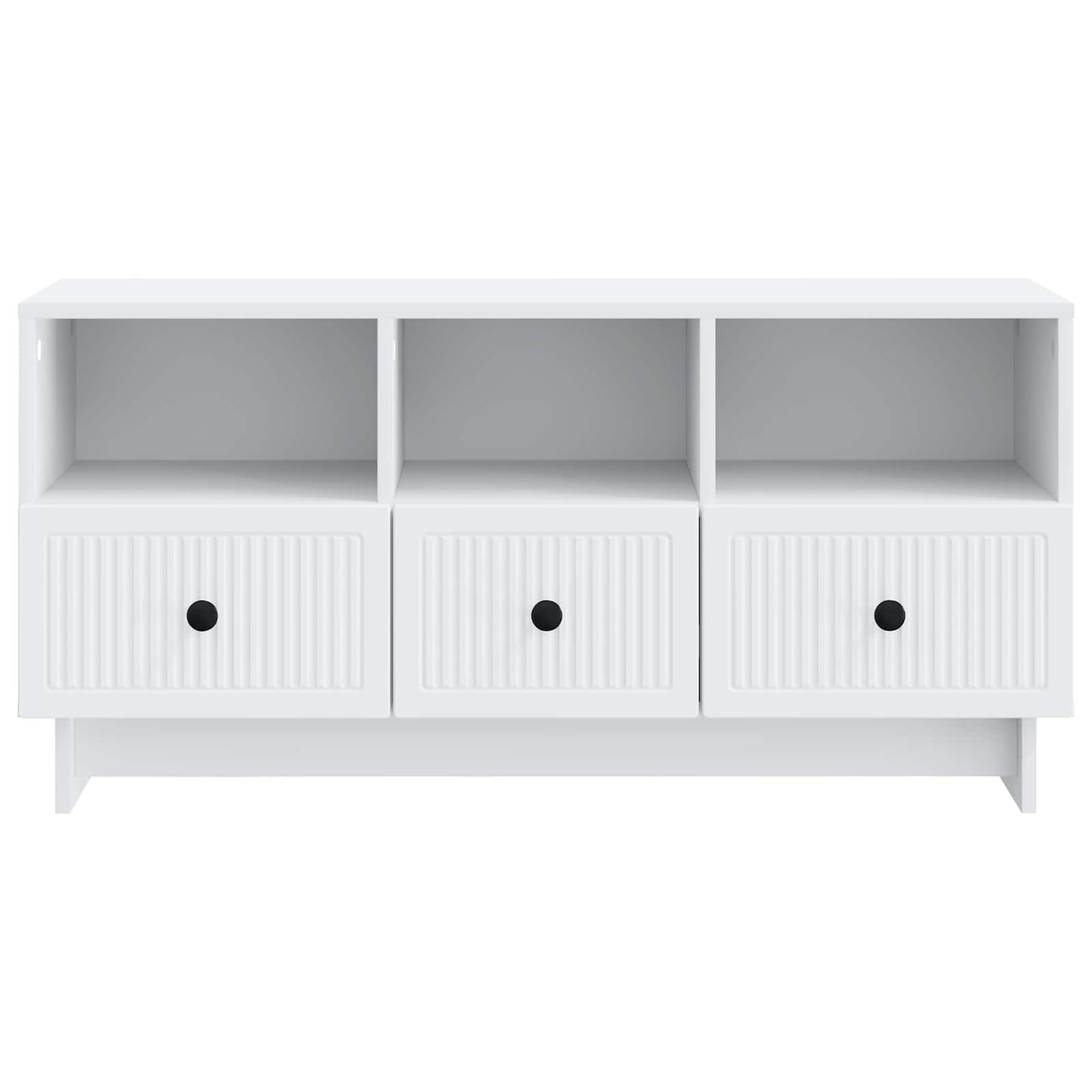 TV-kast met lade Wit 102 x 34,5 x 50 cm Bewerkt hout