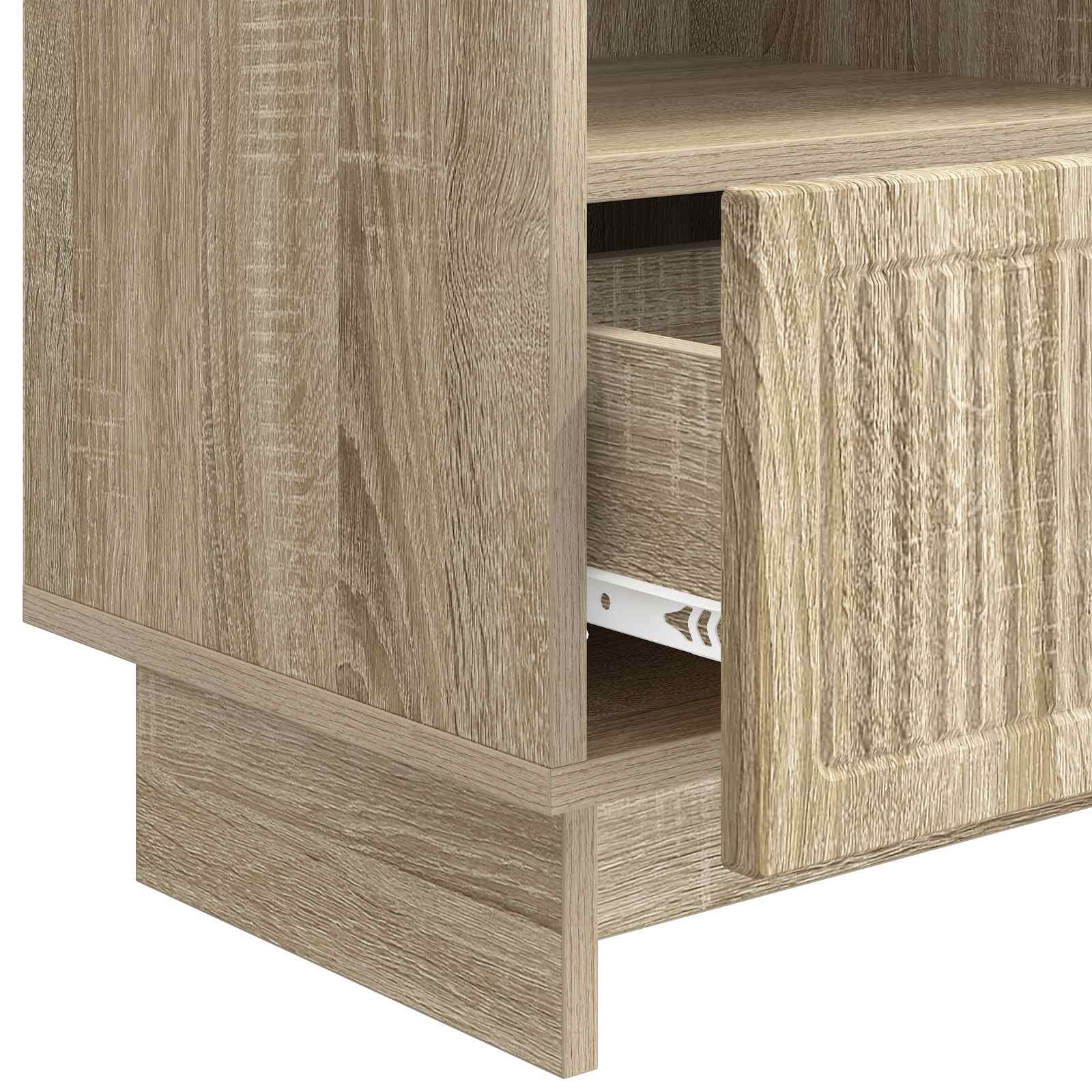 TV-kast met lade Sonoma Eiken 102 x 34,5 x 50 cm Bewerkt hout