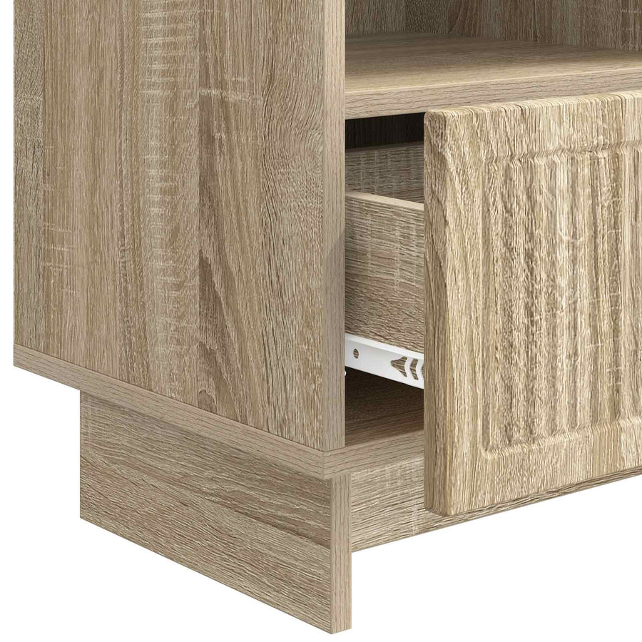 TV-kast met lade Sonoma Eiken 102 x 34,5 x 50 cm Bewerkt hout