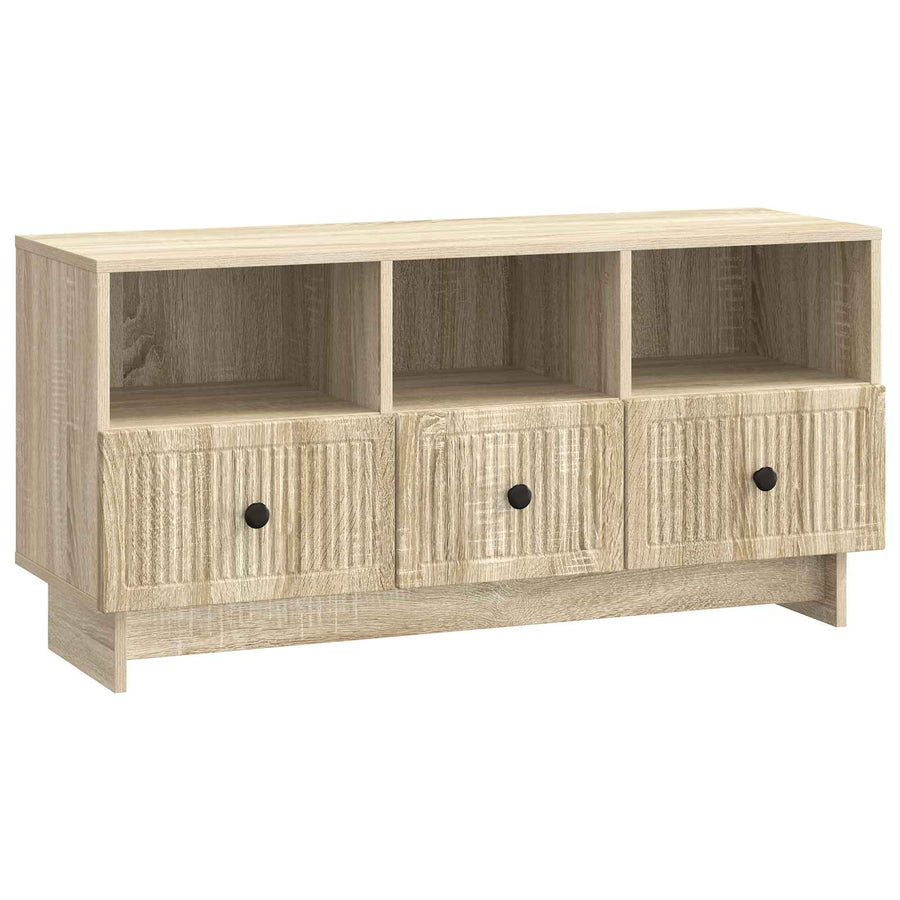 TV-kast met lade Sonoma Eiken 102 x 34,5 x 50 cm Bewerkt hout