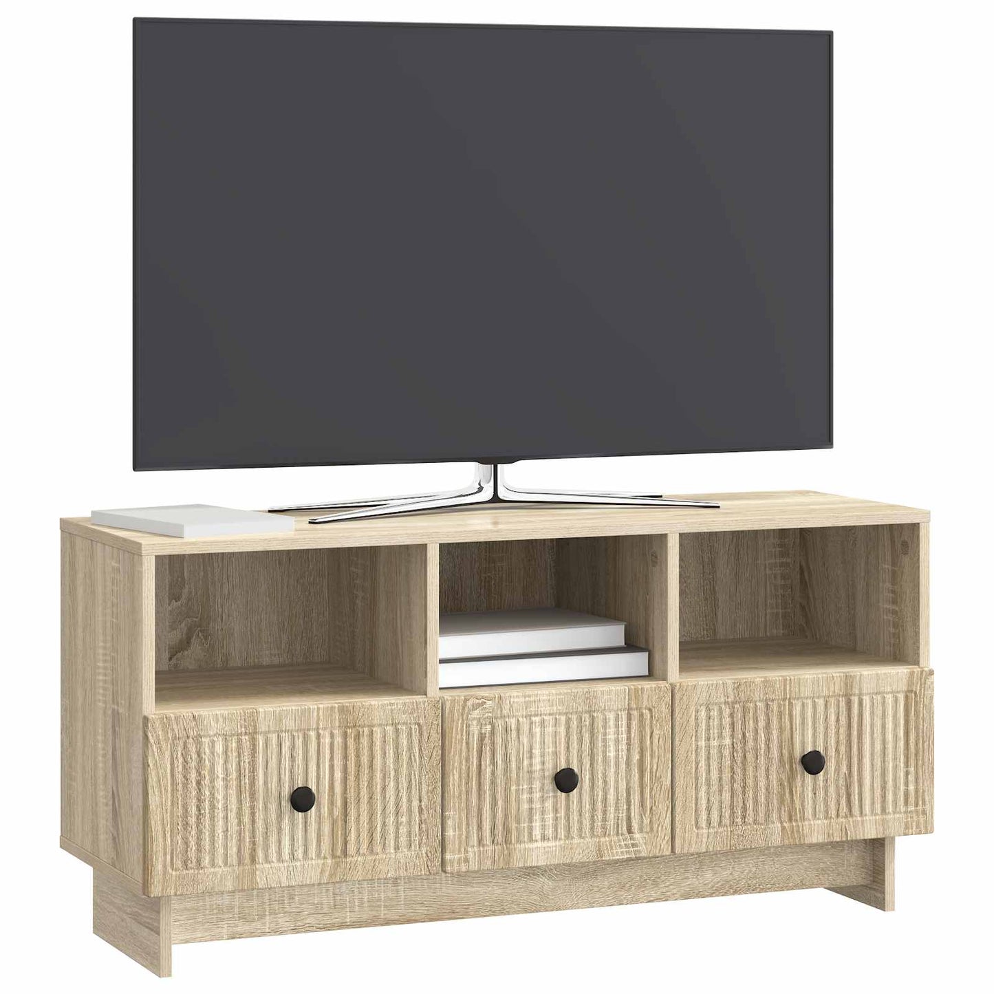 TV-kast met lade Sonoma Eiken 102 x 34,5 x 50 cm Bewerkt hout