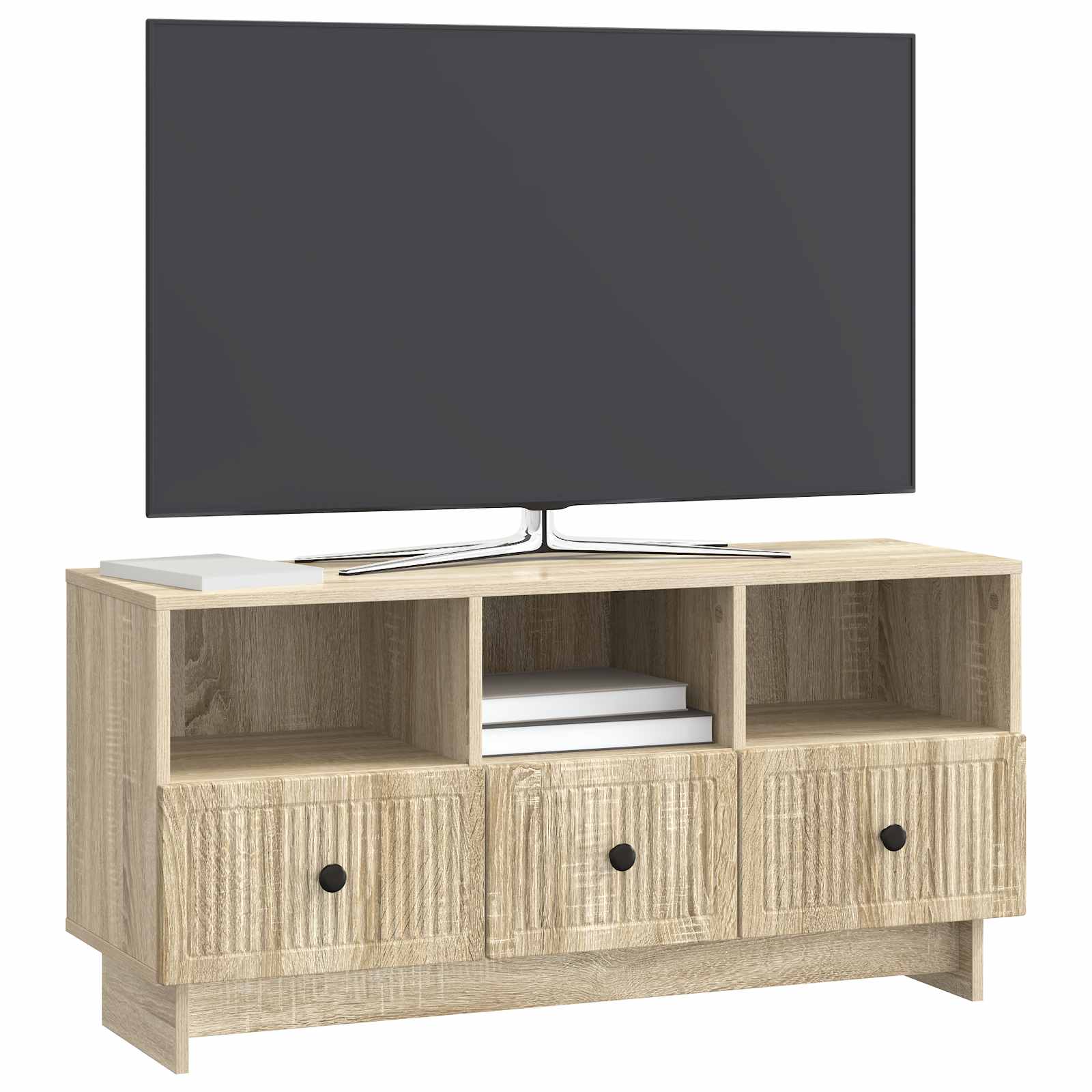 TV-kast met lade Sonoma Eiken 102 x 34,5 x 50 cm Bewerkt hout