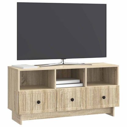 TV-kast met lade Sonoma Eiken 102 x 34,5 x 50 cm Bewerkt hout