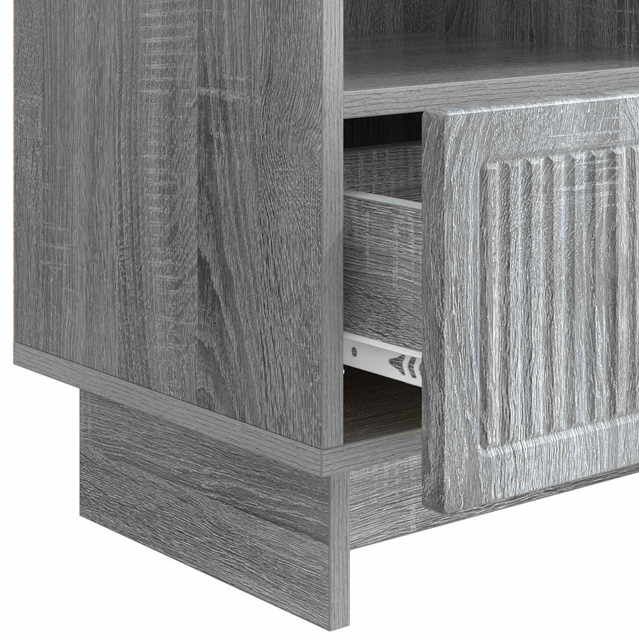 TV-kast met lade Grijs sonoma 102 x 34,5 x 50 cm Bewerkt hout