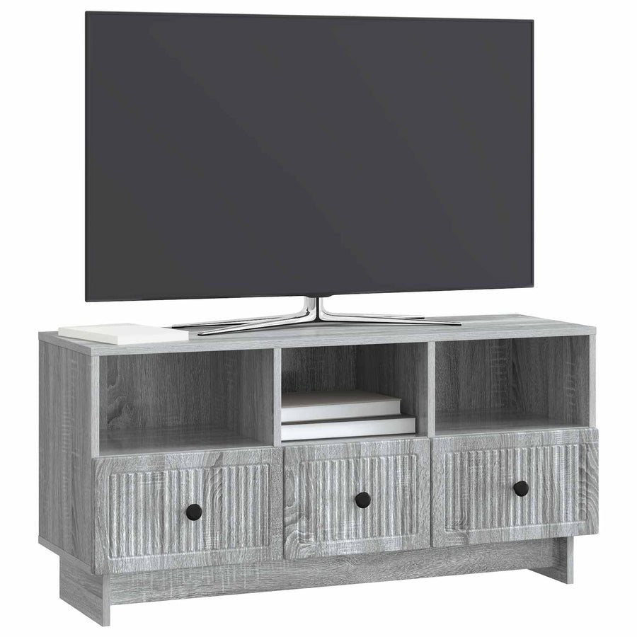 TV-kast met lade Grijs sonoma 102 x 34,5 x 50 cm Bewerkt hout