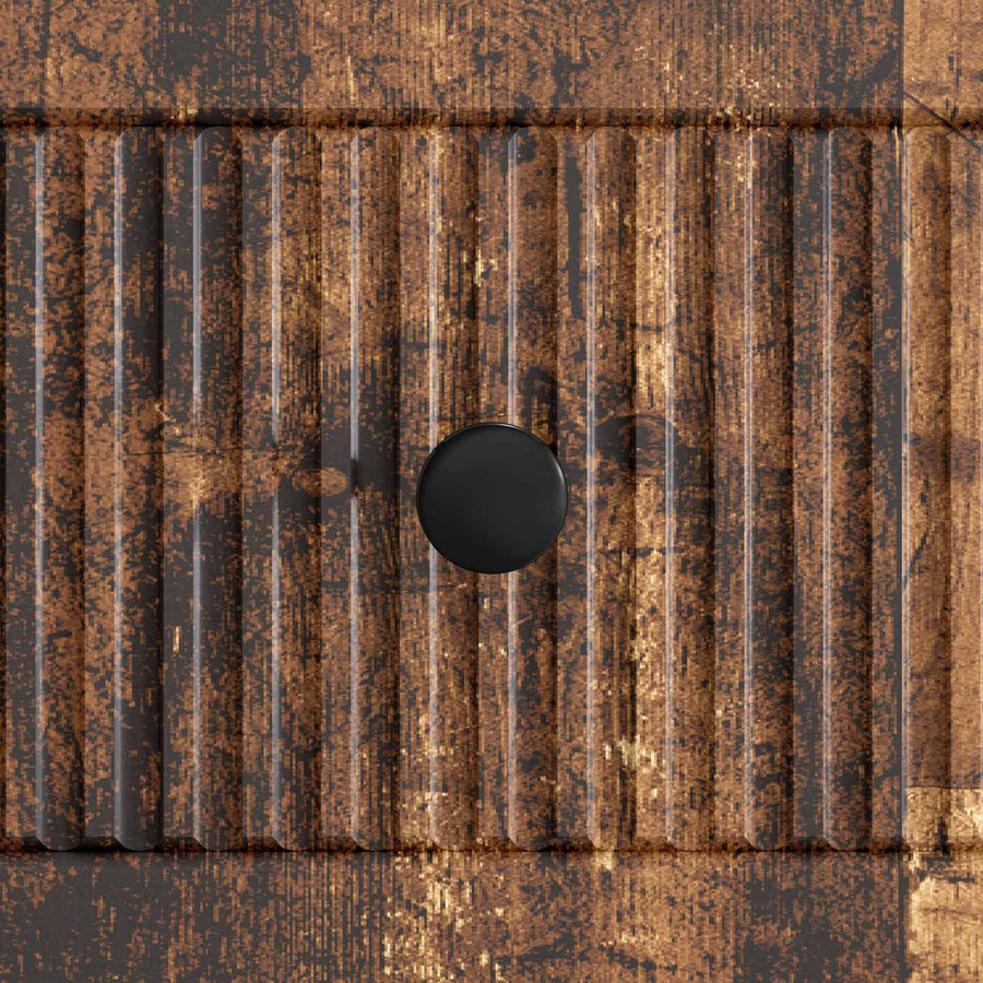 TV-kast met lade Oud hout 102 x 34,5 x 50 cm Bewerkt hout