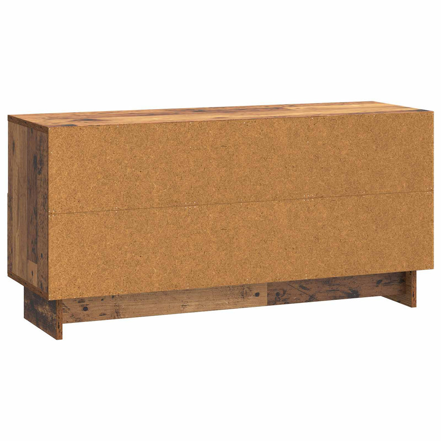 TV-kast met lade Oud hout 102 x 34,5 x 50 cm Bewerkt hout