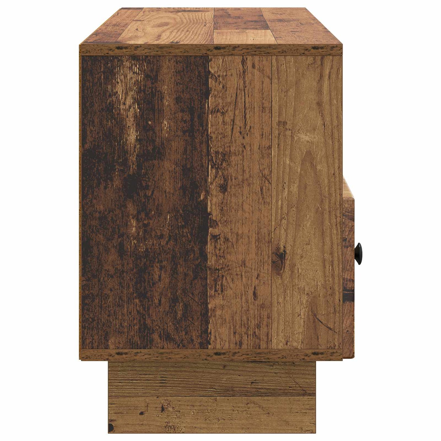 TV-kast met lade Oud hout 102 x 34,5 x 50 cm Bewerkt hout