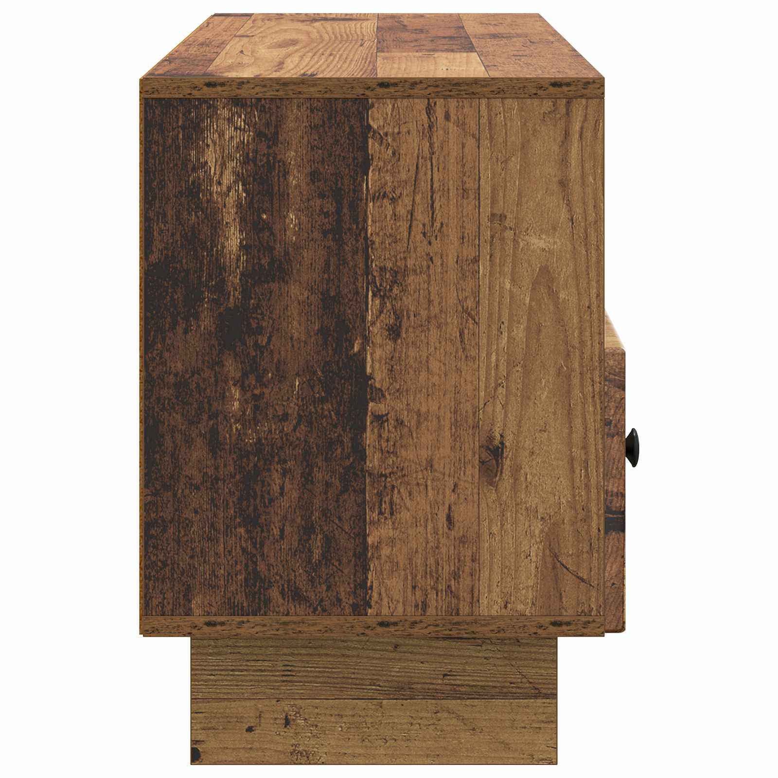 TV-kast met lade Oud hout 102 x 34,5 x 50 cm Bewerkt hout