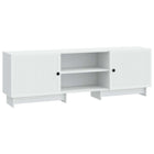 Tv-kast wit 150x31x50 cm geconstrueerd hout